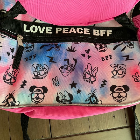 Disney Minnie Mouse Girls Backpack, Lunch Box, Water Bottle & 9 Month Top - Picture 4 of 16